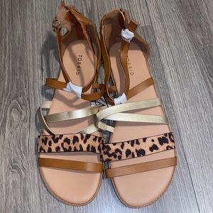 Torrid Leopard Print Sandals